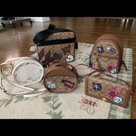 NWT Coach X Harings Limited Convertible Backpack - Picture 7 of 7